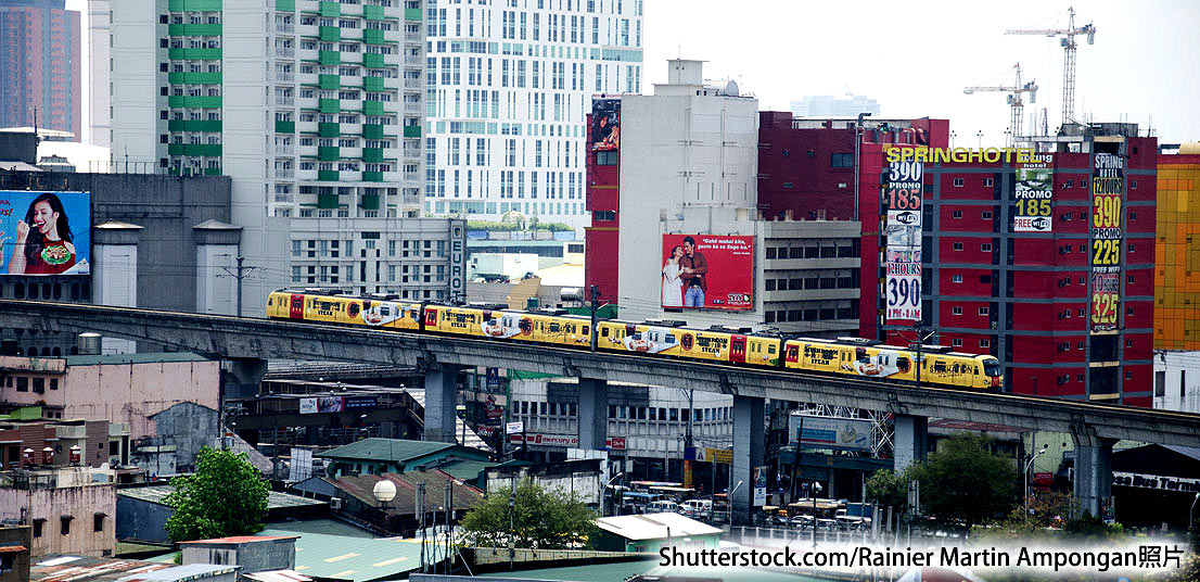 照片：菲律賓獲「一帶一路」資金以改善全國鐵路系統。(Shutterstock.com_Rainier Martin Ampongan)