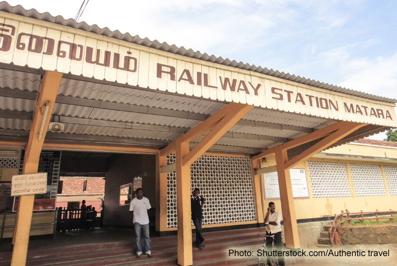 Photo: The Matara Railway Station: No longer the end of the line for Sri Lankan travellers. (Shutterstock.com/Authentic travel)