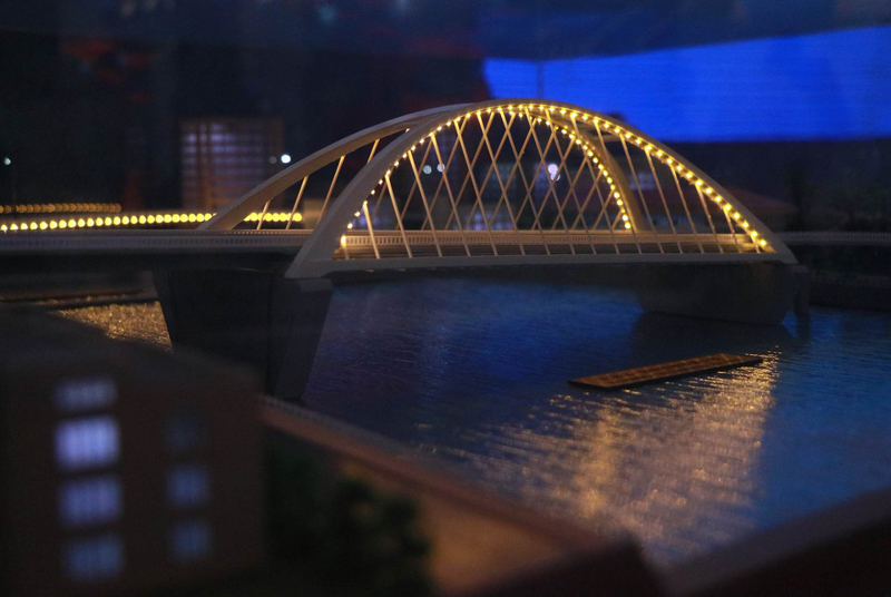 Photo: Newly-linked: The China-Philippines Binondo-Intramuros bridge project.