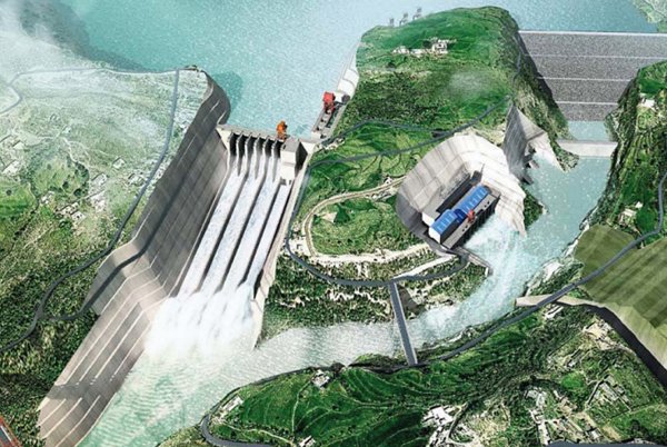 Photo: The Karot Hydropower Project: The first BRI development to be backed by the Silk Road Fund.
