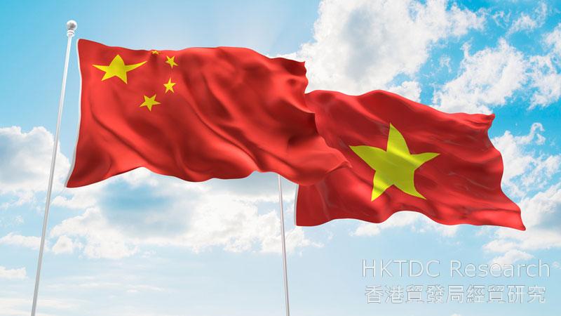 相片：越南加強與中國供應鏈的連繫。