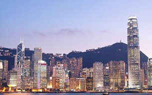 照片：香港协助内地企业处理海外业务。