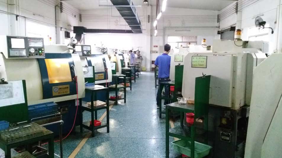Photo: Mendel's automatic production line (a).