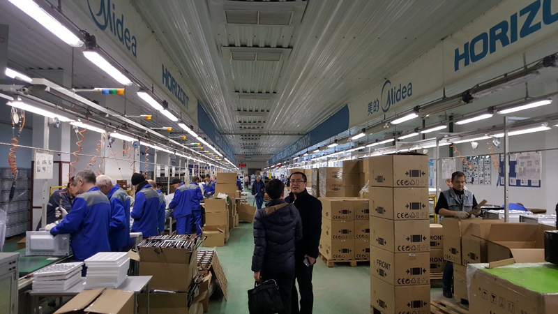 Photo: Midea-Horizont production lines in FEZ Minsk.