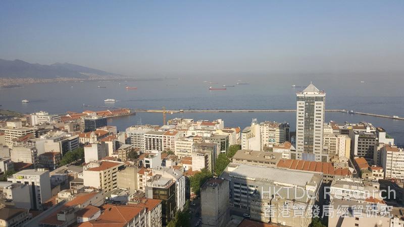相片：伊茲密爾位於土耳其西部，市內港口面向愛琴海。
