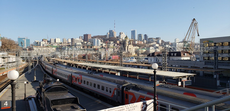 Photo: The Trans-Siberian Railway, stretching between Moscow and Vladivostok