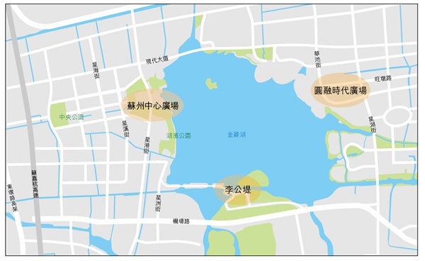 图:苏州市内主要商圈 图:苏州市内主要商圈
