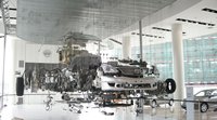 Photo: Model showing the assembly of parts at Dongfeng Nissan