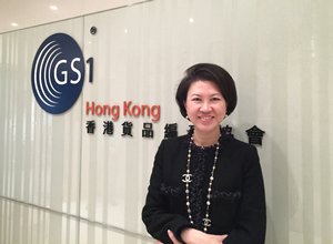 相片:香港货品编码协会总裁林洁贻表示物联网应用近年有两个变化 相片:香港货品编码协会总裁林洁贻表示物联网应用近年有两个变化