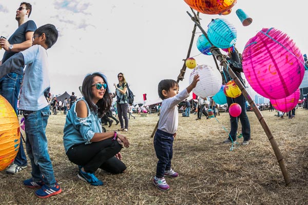Photo: Family Fun: Clockenflap is not on the grunge end of the festival spectrum.