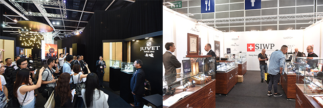 Swiss Eminence (左图),和SIWP(Swiss Independent Watchmaking Pavilion) (右图) Swiss Eminence (左图),和SIWP(Swiss Independent Watchmaking Pavilion) (右图)