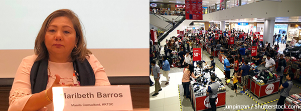 (左图)Maribeth Barros(右图)菲律宾消费 (左图)Maribeth Barros(右图)菲律宾消费