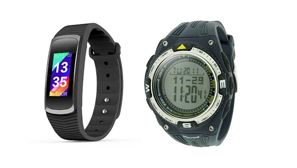 （左）SMA智能手表(右）Youngs Watch智能手表