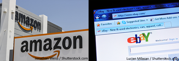 (左)amazon(右)ebay (左)amazon(右)ebay