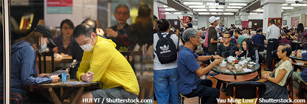 香港的食肆总收益价值结束连续八个季度的下跌趋势