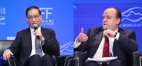 劉明康及歐智華 劉明康及歐智華