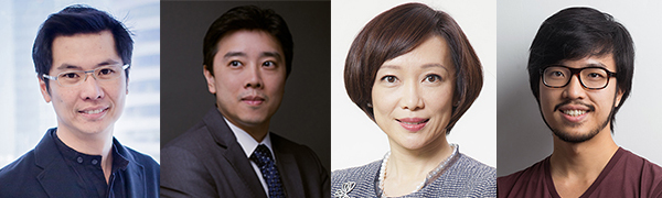 (左至右)Pawoot Pongvitayapanu、鄭凱文、蔡群力及何力治 (左至右)Pawoot Pongvitayapanu、鄭凱文、蔡群力及何力治