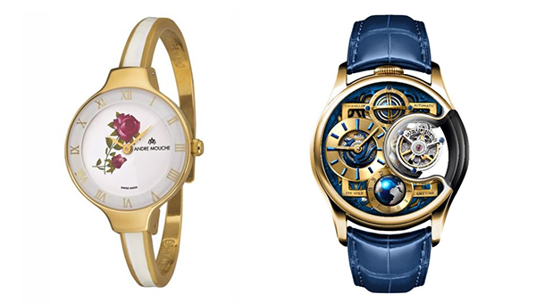 左圖：ELLA 424-01101手表, 右圖：尊爵版星恆系列手表
