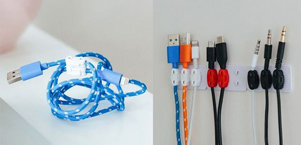 Mobu線材夾(左圖), Mobu Connect固定座(右圖) Mobu線材夾(左圖), Mobu Connect固定座(右圖)