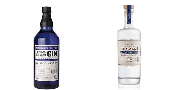 左圖: Masahiro Okinawa Craft Gin(Recipe 1),右圖: Pisco Huamani 左圖: Masahiro Okinawa Craft Gin(Recipe 1),右圖: Pisco Huamani