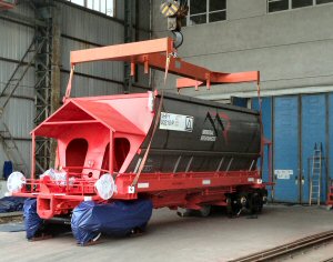 Rail wagons manufactured in China for use in Australian and Middle East mining