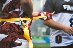 The largely non-contact flag football is gaining popularity in Hong Kong The largely non-contact flag football is gaining popularity in Hong Kong