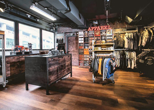 The chic Chai Wan lifestyle store sells motorcycles, clothing and branded products The chic Chai Wan lifestyle store sells motorcycles, clothing and branded products