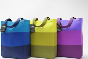 Multicoloured SiliBAG totes from Kilovest Multicoloured SiliBAG totes from Kilovest
