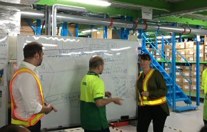 The Trajan team on site in the Damco warehouse in Hong Kong, rolling out a Lean project The Trajan team on site in the Damco warehouse in Hong Kong, rolling out a Lean project
