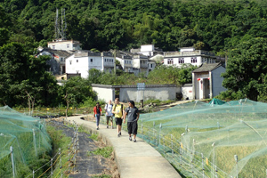 One of the 'living' Hakka villages in Hong Kong