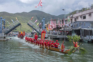 Tai O dragon boat water parade Tai O dragon boat water parade