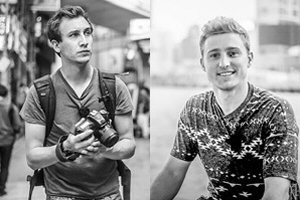 John Alexander (left) and Matthew Williams-Ellis John Alexander (left) and Matthew Williams-Ellis