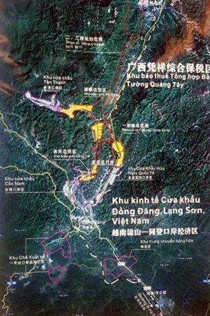 Photo: The Pingxiang-Lang Son border.