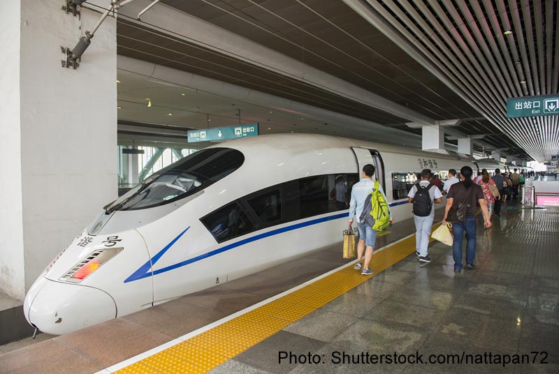 Photo: High-speed rail: A test case for BRI readiness across Southeast Asia. (Shutterstock.com/nattapan72)