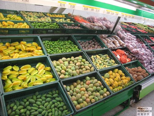 Colombia is a leading tropical fruit supplier in Latin America.