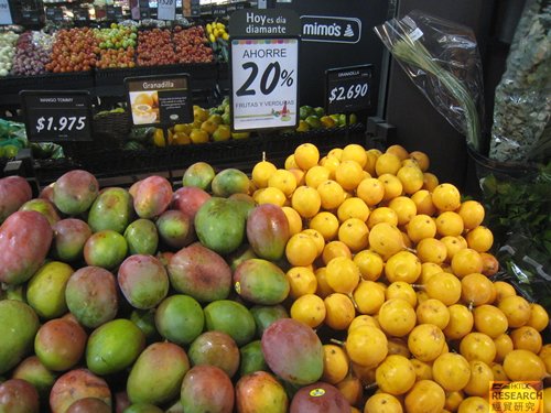 相片:哥倫比亞是拉丁美洲主要的熱帶水果供應地，該國出產的百香果、刺果番荔枝、金龍果、人心果、 熱情果和燈籠果等在香港越來越受歡迎