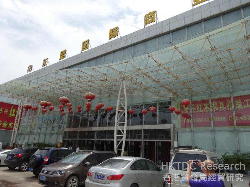 相片：东兴市的「东盟国际商业中心」