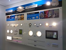 Photo: LED lighting system demonstrated at the fair