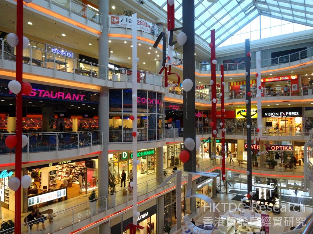 相片:布达佩斯市内主要的购物商场Mammut