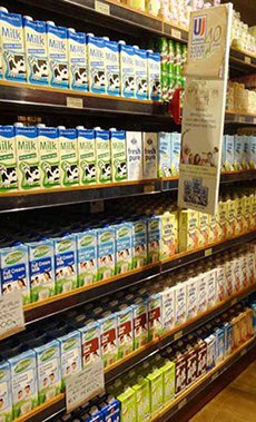 圖: 超市出售的進口產品範圍廣泛