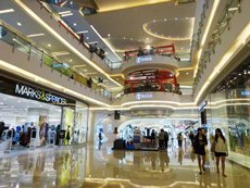 Photo: Sogo and Marks & Spencer at Central Park shopping mall in Jakarta