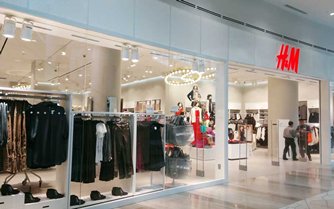 Photo: An H&M store at a mall