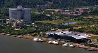 相片：廣州南沙客運碼頭（廣州南沙開發區經濟貿易局提供照片）