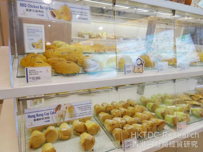 图: 港式面包蛋糕。