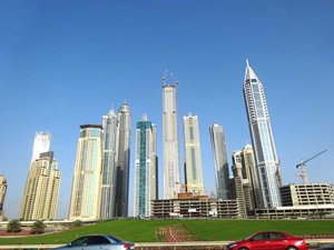圖: 迪拜的高樓大廈
