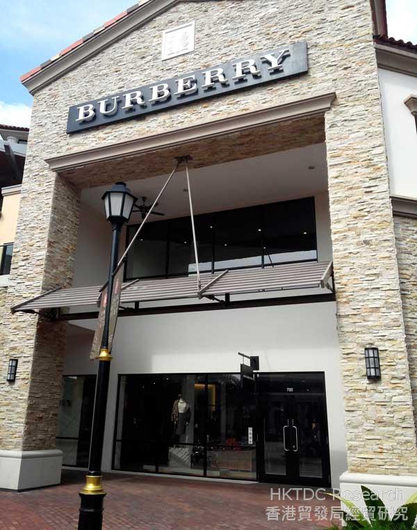 Photo: A Burberry outlet in JPO