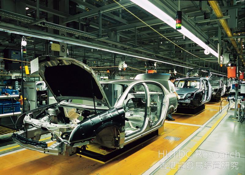 相片：符合汽車產業「及時生產」運作模式需求