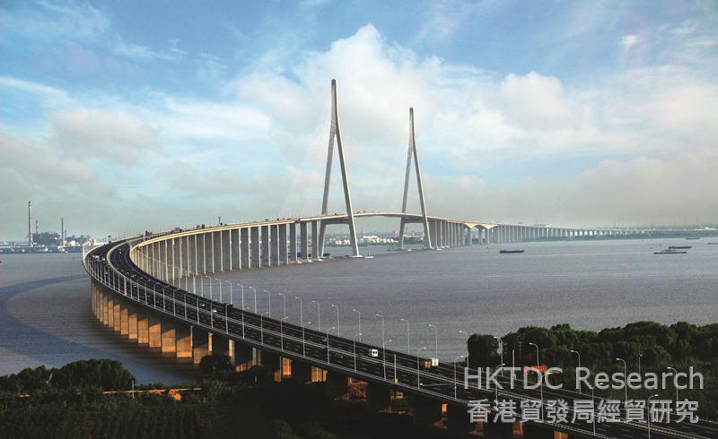 相片：AECOM為中國江蘇省蘇通大橋提供交通運輸工程設計服務（相片由AECOM提供）