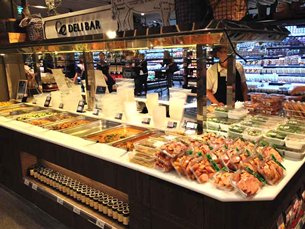 图: 超级市场提供即食产品。 图: 超级市场提供即食产品。