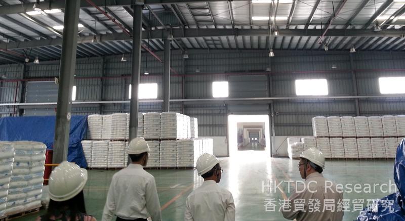 相片：廣東合捷國際供應鏈有限公司在南沙保稅物流園的配送設施